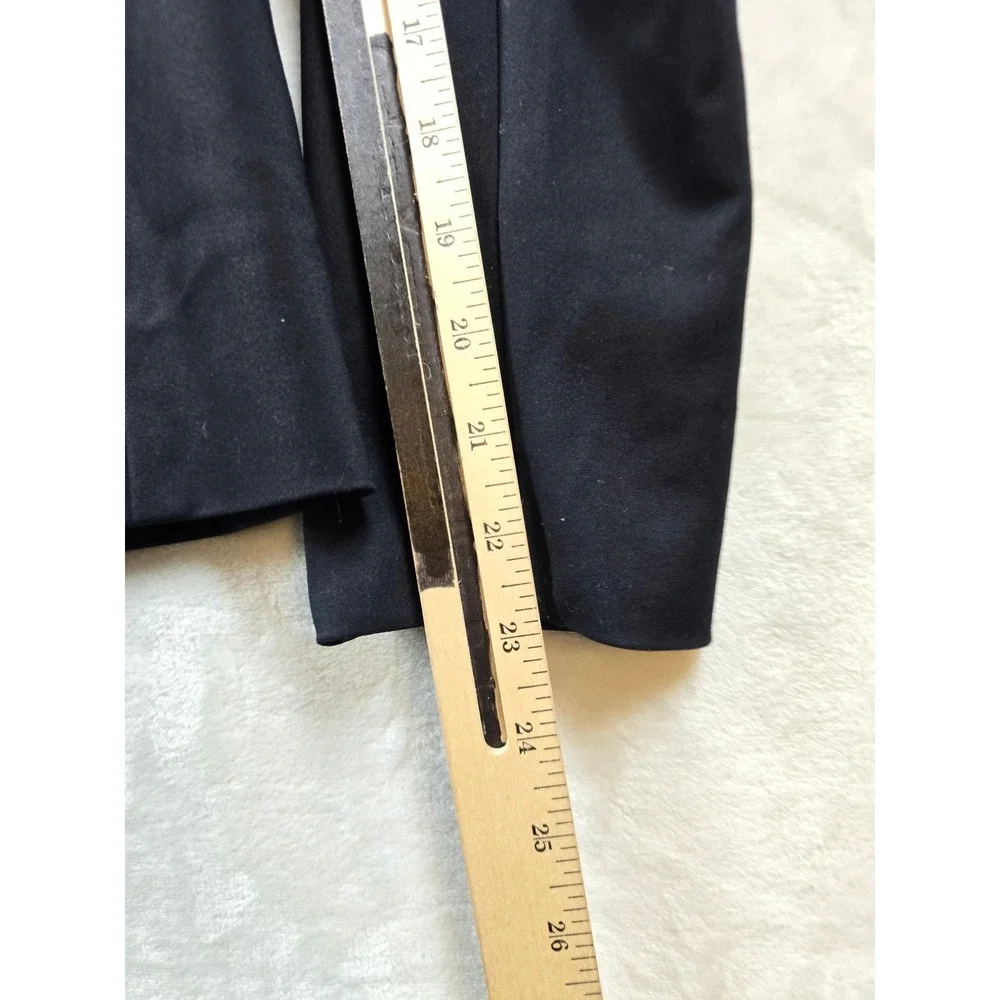 Banana Republic Blazer Women 4 Black Cotton Blend Professional Career Jacket